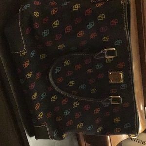 Large dooney multi colored purse